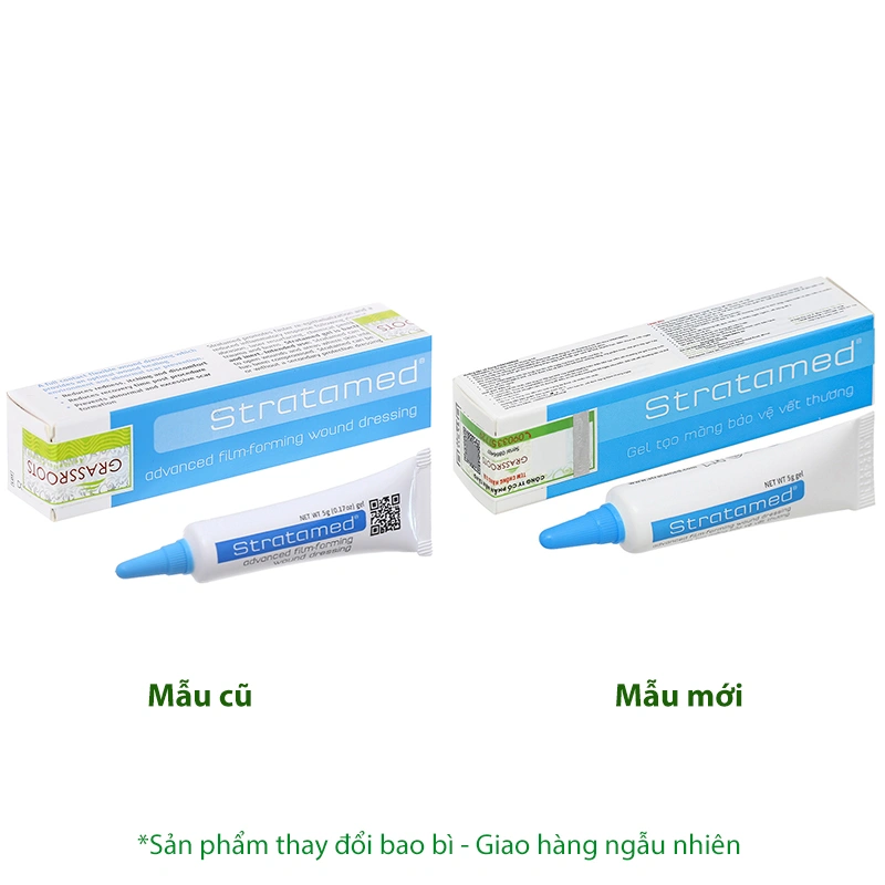 Gel Stratamed hỗ trợ giảm vết thương hở tuýp 5g - 